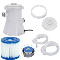 Pompe de filtre de piscine pompe de filtre électrique de nettoyeur deau réutilisable