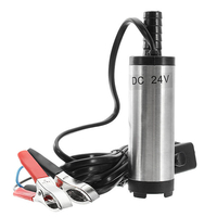 Pompe diesel portative dacier inoxydable dhuile de carburant diesel électrique de la pompe 12V / 24V