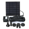 Pompe à eau de fontaine de bain doiseau de piscine de panneau solaire du patio 1.2W de jardin avec 4 buses