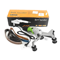 Ponceuse de ponceuse de polisseur de tube dacier inoxydable 110V 10 ponceuse de meulage de meulage de ceinture de p