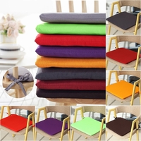 Pongee Colorful Coussin carré pour chaise de voiture pour la maison Coussin de siège