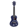 Populele Q2 Concert Ukulele 23 pouces 4 cordes Smile Face Version Smart APP Intégré LED pour débutant