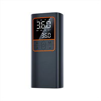 Portable 150Psi Smart Cordless Multifunctional Air Pump Dual Digital Display Tire Inflator 5 Inflation Mode 18650 Lithiu