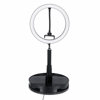 Portable 1.68M réglable LED caméra de lumière de remplissage Selfie Desktop Live Phone