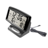 Portable 2 en 1 voiture thermomètre automatique horloge calendrier LCD écran daffichage avec affichage numérique LC