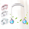 Portable 3 vitesses réglable cou ventilateur USB mini-ventilateurs rechargeables 360 ° ajuster sport en plein air portab