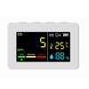 Portable Air Quality Meter 3in1 CO Temperature and Humidity Tester Color Screen Carbon Monoxide Detector with Voice Alar