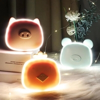 Portable chauffe-mains maquillage miroir lumière trois-en-un charge trésor éclairage hiver réchauffement chauffage USB r
