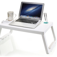 Portable En Plastique Pliable Ordinateur Portable Bureau Stand Lapdesk Ordinateur Portable Lit Multifonctionnel Canapé P