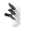 Porte-stylo à récurer Boîte de rangement de brosse Grille multicouche Organisateur de bureau créatif Maquillage Coton-ti