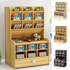 Porte-stylo Porte-crayon en bois Étude de cas de bureau à domicile Tiroir de support
