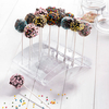 Porte-sucettes en plastique porte-présentoir 20 trous support darbre transparent gâteau pop-stand acrylique