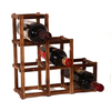 Porte-Vin Rouge En Bois Rack 6 Bouteille Vin Rack Mount Cuisine Verre Boissons Titulaire Organisateur De Stockage