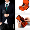 Portefeuille court en cuir véritable pour hommes,  8 emplacements pour cartes