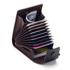 Portefeuille homme en similicuir 10 fentes pour cartes Coins Bag