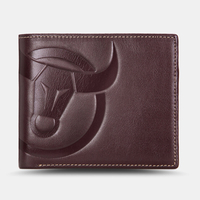 Portefeuilles horizontaux verticaux pour hommes à deux volets RFID Brosse antivol Fente multi-cartes Porte-cartes Pince