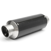 Pot déchappement de moto de fibre de carbone de 51mm emballant le silencieux