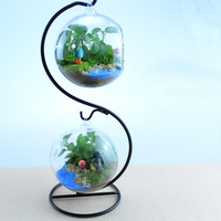 Pot de fleur créatif boule de verre vase terrarium home decor cadeau
