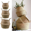 Pot de fleur de jardin Seagrass Belly panier stockage Pot Pot Pliable densemencement pépinière décoration sac