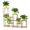 Pot de fleur en bois à plusieurs niveaux support intérieur extérieur jardin plante étagère fleur succulente étagères de