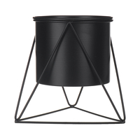 Pot de fleur en métal support intérieur extérieur jardin balcon bureau plante support fer pot de fleur étagère bureau à
