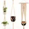Pot de fleur titulaire macramé plante cintre suspendu jardinière panier jute tressé corde décorations