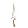 Pot Holder Macramé Plante Cintre Suspendu Planteur Panier Corde Tressée Jardin Art