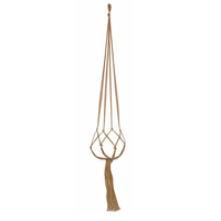 Pot Holder Macramé Plante Cintre Suspendu Planteur Panier Corde Tressée Jardin Art