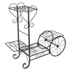 Pot de fleur plante support étagère de rangement organisateur plante étagère Design classique fer Design étagère ronde p