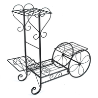 Pot de fleur plante support étagère de rangement organisateur plante étagère Design classique fer Design étagère ronde p