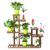 Pot de fleur succulente en bois support de balcon intérieur support de plancher de jardin