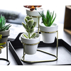 Pot de fleur support fer métal support jardin plante présentoir support cintre décor