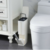 Poubelle en plastique brosses de nettoyage des toilettes poubelle fine poubelle poubelle pour salle de bain