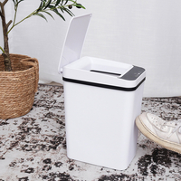 Poubelle à détection tactile intelligente 12L 360 ° Bonne étanchéité Poubelle à induction infrarouge Poubelle de grande