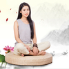Pouf rond 50cm Tatami Coussins de sol Méditation en paille naturelle Yoga Tapis