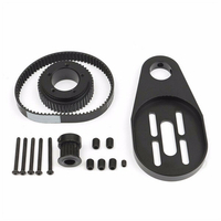 Poulie électrique de support de moteur de ceinture daccessoires de planche à roulettes pour la roue 72MM