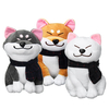 Poupée Kawaii en peluche avec peluche Doge avec écharpe Shiba Inu pour chien Soft