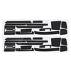 Pour BMW 3-Series E46 2001-04 Glossy / Mat Fiber Carbon Carbon Sticker Vinyl Decal Trim