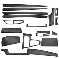 Pour BMW F10 F18 5 séries en fibre de carbone Patern autocollant intérieur vinyle autocollant garniture