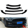Pour Ford Mustang 2015-2017 Brillant Noir Voiture Pare-chocs Avant Sous Diffuseur Protecteur Pelle À Lèvres Spoiler Kits