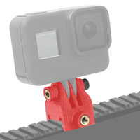 Pour GOPRO / EKEN Action Camera Mount Guide Lead Rail Adapter Slide Way Pince Holder Cold Shoe Base 3D Imprimé pour FPV