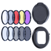 Pour GoPro Hero 9 Filter ND CPL UV Star 10X Lentille de plongée avec bague adaptatrice 52mm