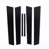 Pour Honda Civic 8th 2006-2011 noir brillant porte fenêtre pilier poteaux garniture de couverture