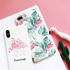 Pour iPhone X/6 Plus Boîtier Mode INS Style Flamingo Motif Etui de protection Couverture arrière