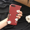 Pour iPhone X/XS Motif de fleurs rétro Soft TPU Housse de protection antichoc Couverture arrière