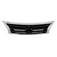 Pour Nissan Altima 2013 2014 2015 Chrome Capot avant pare-chocs Gril grille supérieure