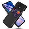 Pour OnePlus 7T Cas Bakeey Tissu De Luxe En Cuir PU avec Fente Pour Carte Antichoc Anti-rayures Couverture Arrière Étui