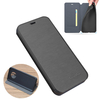Pour OnePlus 7T Case Bakeey Flip avec fente pour carte support complet du corps en cuir brossé antichoc Soft étui de pro