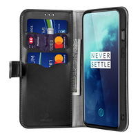 Pour OnePlus 7T Pro Case Bakeey Flip avec support pour fentes pour cartes PU Leather Full Cover Shockproof Soft Protecti