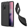 Pour OnePlus 7T Pro étui Bakeey motif de luxe Litchi antichoc en cuir PU et silicone Pro étui protecteur
